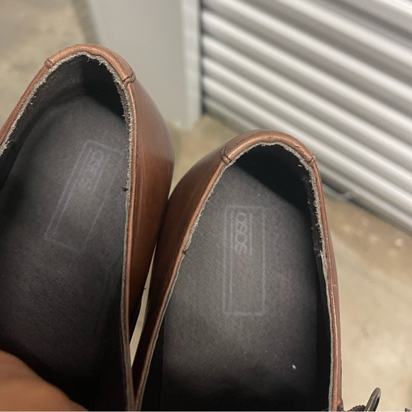 ASOS Double Monk Strap Brown Sz 10 - Picture 6 of 10